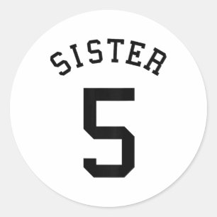 Adesivo Uniforme da Equipe Irmã # 5 Handebol Sis Futebol V