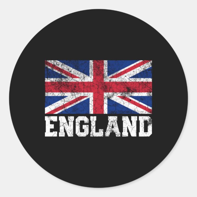 Adesivo Union Jack Flag Uk England Reino Unido Roots (Frente)