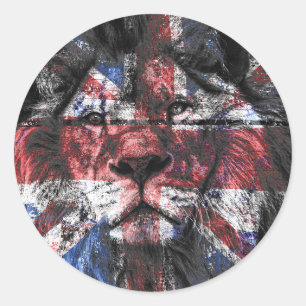 Adesivo Union Jack Lion