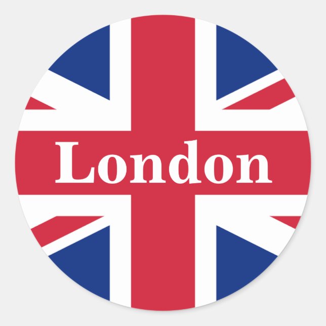 Adesivo Union Jack London ~ British Flag (Frente)