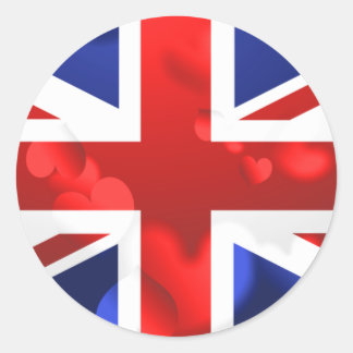 Adesivo Union Jack Love