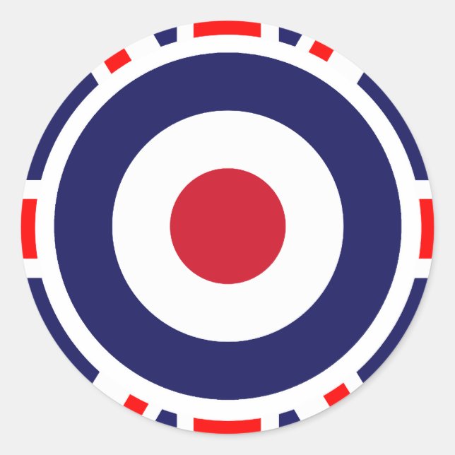 Adesivo Union Jack Mods England Target (Frente)