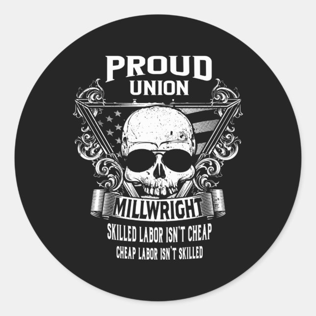 Adesivo Union Millwright (Frente)