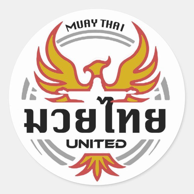 Adesivo United MMA Muay Thai Sticker (Frente)