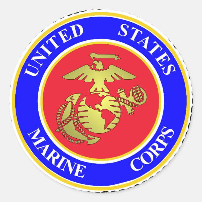 Adesivo United States Marine Corps (Frente)