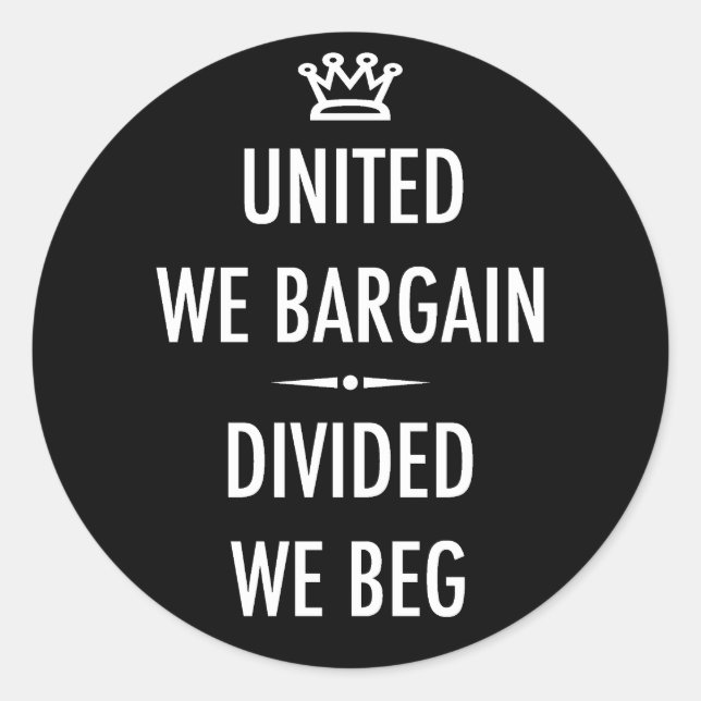 Adesivo United We Bargain (Frente)