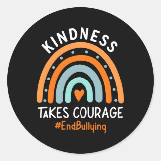 Adesivo Unity Day Orange Kindness Leva coragem End Bullyi