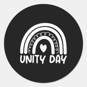 Adesivo Unity Day Stop Bullying Bondade S Orange Unity