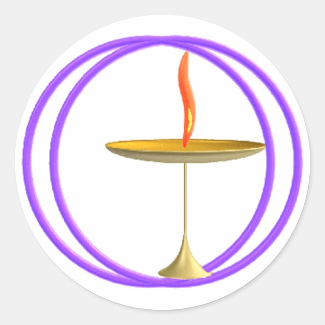 Adesivo Universalista Unitário (Frente)