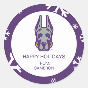 Adesivo Universidade de Albany Great Dane Mascot Head