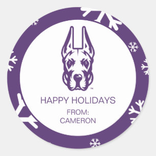 Adesivo Universidade de Albany Great Dane Mascot Head