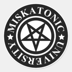 ADESIVO UNIVERSIDADE DE MISKATONIC