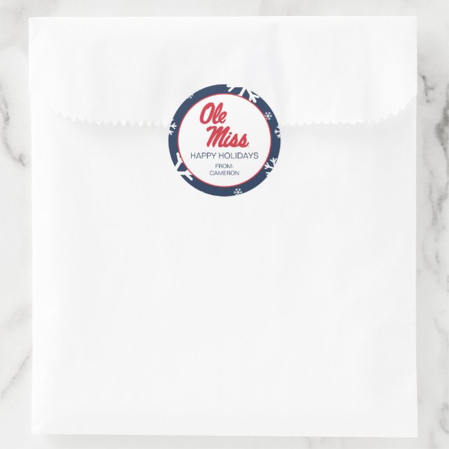 Adesivo Universidade do Mississippi | Script Ole Miss (Bolsa)