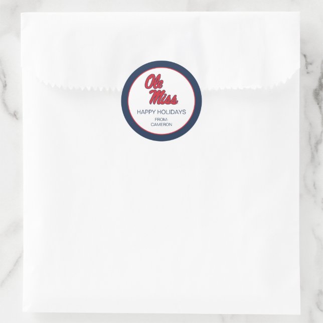 Adesivo Universidade do Mississippi | Script Ole Miss (Bolsa)