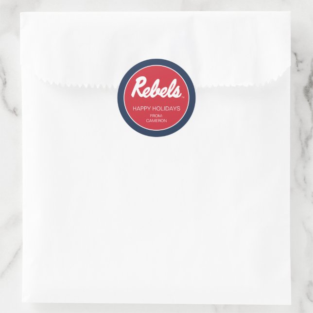 Adesivo Universidade do Mississippi | Script Rebels (Bolsa)