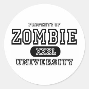 Adesivo Universidade do zombi