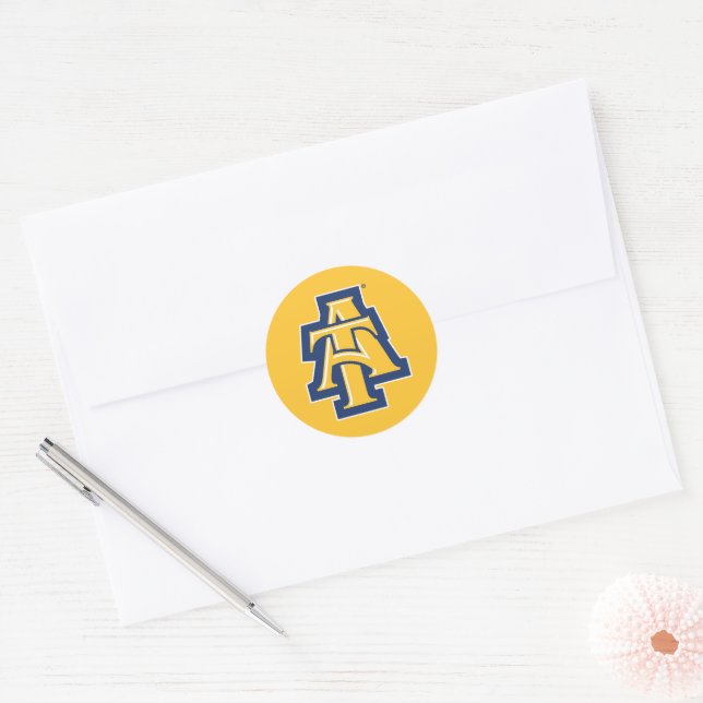 Adesivo Universidade Estadual da Carolina do Norte A&T | L (Envelope)