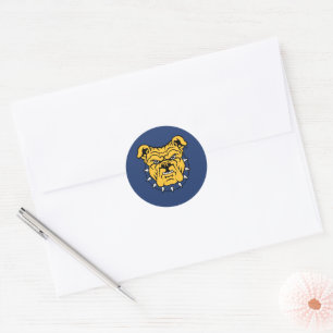 Adesivo Universidade Estadual da NCA&T Rosto de Buldogue