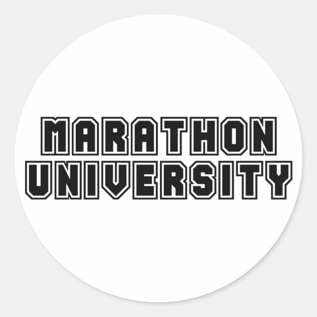Adesivo Universidade Marathon (Frente)