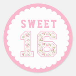 Adesivo Universidade Pink Coquette Sweet 16