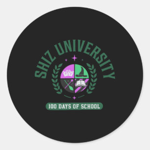 Adesivo Universidade Shiz 100 Dias De Escola Para Homens M