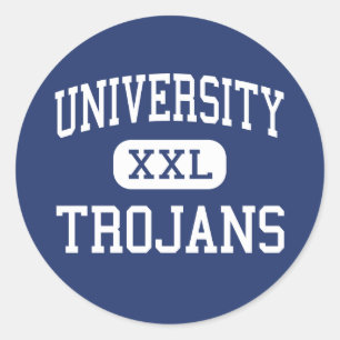 Adesivo Universidade - Trojan - alta - Irvine Califórnia