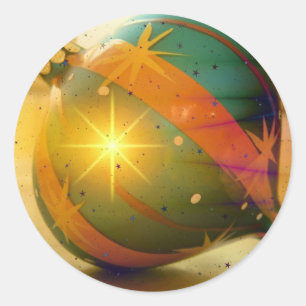 Adesivo Uns enfeites de natal brilhantes grandes