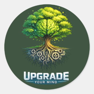 Adesivo Upgrade Your Mind Design