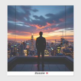 Adesivo Urban Sunset Reflections