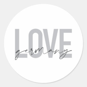 Adesivo Urbana, moderna, simples, legal design Love Aleman