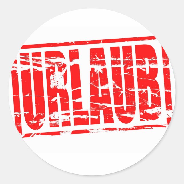 Adesivo Urlaub (Frente)