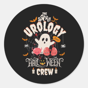 Adesivo Urologia Spooky Halloween Crew Cute Nurse Stu