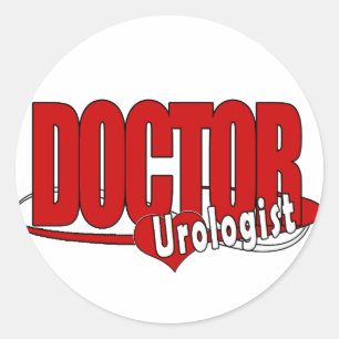 ADESIVO UROLOGISTA DO MÉDICO DE LOGOTIPO