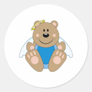 Adesivo Ursinho Anjo Cutelyn Bebê Menino
