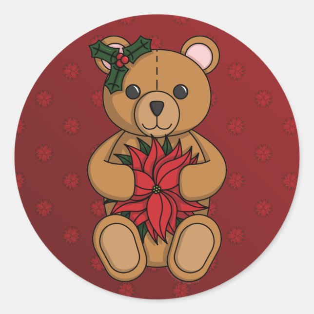 Adesivo Ursinho Gift Sticker (Frente)