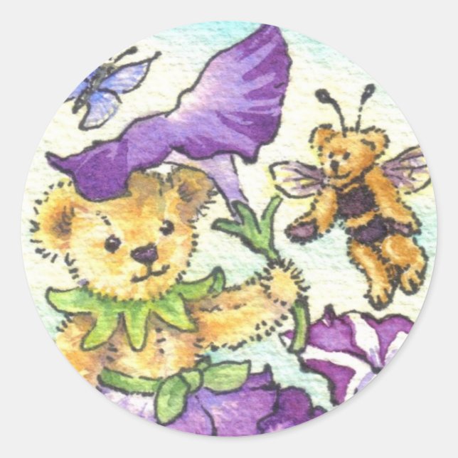 Adesivo Ursinho Petunia (Frente)