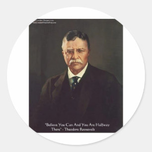 Adesivo Ursinho Roosevelt "Acredite em Si Mesmo" Ofertas/C
