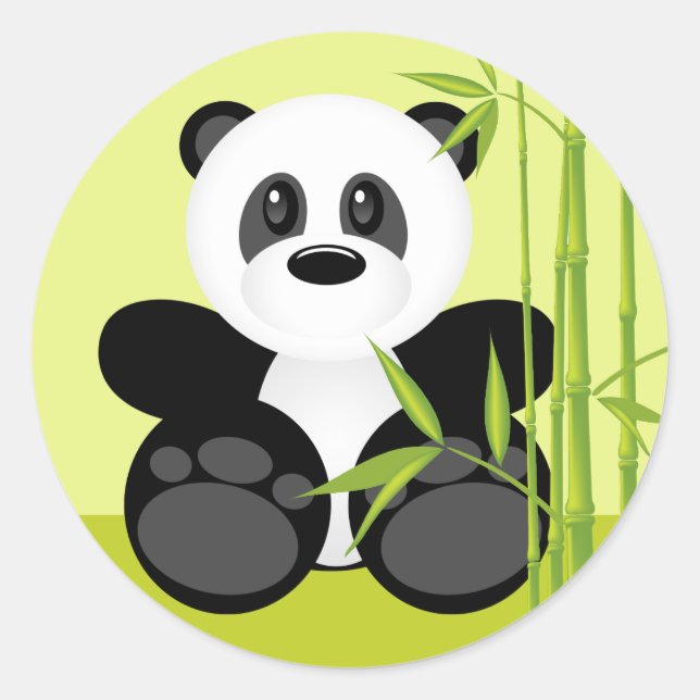 Adesivo Urso Bamboo Panda (Frente)