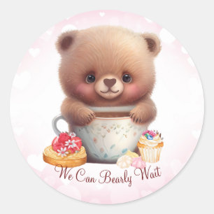 Adesivo Urso Bonito Que Podemos Esperar Personalizado