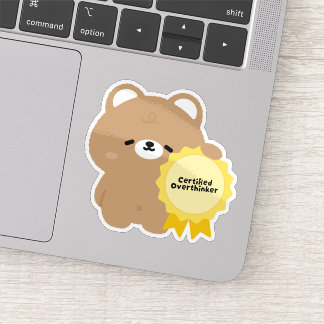 Adesivo Urso Certificado Macio