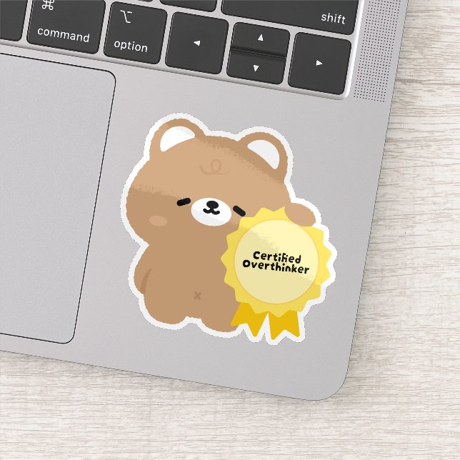 Adesivo Urso Certificado Macio (Detalhe)