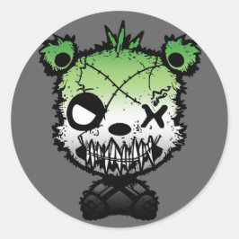 Adesivo Urso Colorido da Bandeira do Orgulho Aromântico Gó