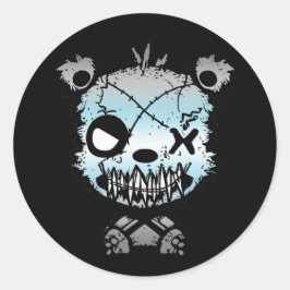 Adesivo Urso Colorido do Sinalizador do Orgulho Demiboy do