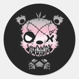 Adesivo Urso Colorido do Sinalizador do Orgulho Demográfic