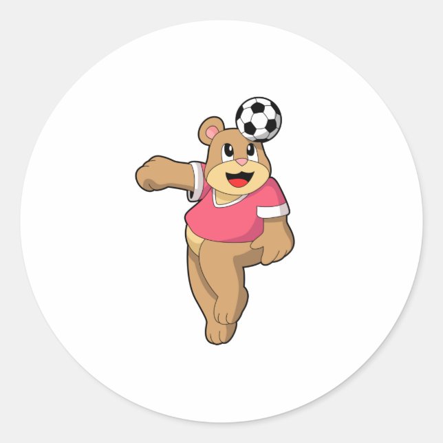 Adesivo Urso como jogador de futebol com Soccer.PNG (Frente)