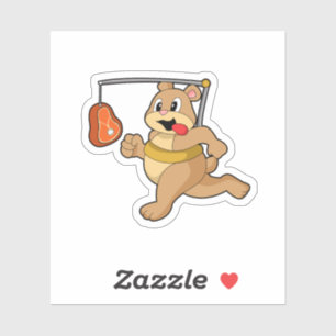 Adesivo Urso como Runner