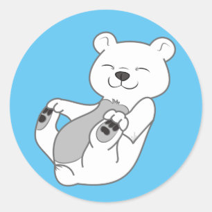 Adesivo Urso Cub polar