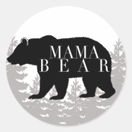 Adesivo Urso da Mãe da Floresta Russa | CHÁ DE FRALDAS