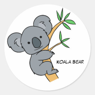 Adesivo Urso de Koala animado