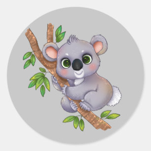 Adesivo Urso de Koala animado
